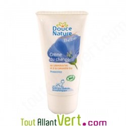 Cr�me du change protectrice calendula et camomille bio, Douce Nature, 50ml
