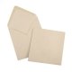 Enveloppes recycl�es 12.5x12.5 cm Couleur de Provence, 100g, lot de 50