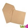 Enveloppes recycl�es 12.5x12.5 cm Couleur de Provence, 100g, lot de 50