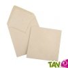 Enveloppes recycl�es 12.5x12.5 cm Couleur de Provence, 100g, lot de 50