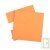 Cartes recycl�es 12x12 cm, ocre, Couleur de Provence, 175g, lot de 100