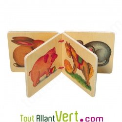 Livre bois mes animaux pr�f�r�s, Selecta