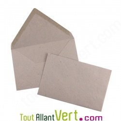 Enveloppes recycl�es 9x14 cm Kraft, lot de 50