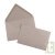 Enveloppes recycl�es 9x14 cm Kraft gris, lot de 50