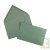 Enveloppes recycl�es 9x14 cm Kraft vert menthe, lot de 50