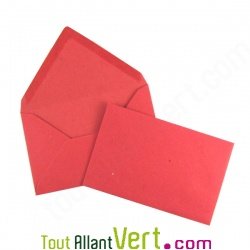 Enveloppes recycl�es 9x14 cm rustiques, lot de 50