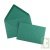 Enveloppes recycl�es 9x14 cm rustiques vert, lot de 50