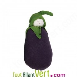 Doudou Aubergine en coton bio et �quitable Under the Nile