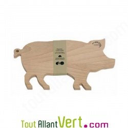 Planche � d�couper cochon en bois