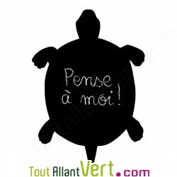 Sticker ardoise animaux, mati�re v�g�tale et colle sans solvant