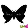 Sticker ardoise animaux, mati�re v�g�tale et colle sans solvant