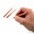 Mini-crayon HB en bois naturel FSC, 8,5 cm
