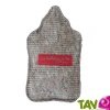 Bouillotte � eau caoutchouc naturel, housse tissu recycl�