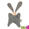 Doudou ray� bleu en coton bio, Keptin