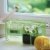 Horloge eau ou terre humide blanc transparent d�corative, 4M2U