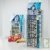 Jeu construction PlateforM, maisons 3D en carton recycl� , 3-en-1