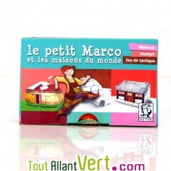 Le petit Marco et les maisons du monde, 3 jeux de cartes en 1