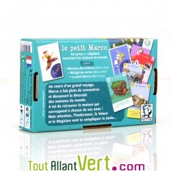 Le petit Marco et les maisons du monde, 3 jeux de cartes en 1