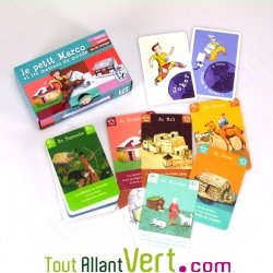 Le petit Marco et les maisons du monde, 3 jeux de cartes en 1