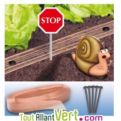 Stop limaces naturel en bande de cuivre