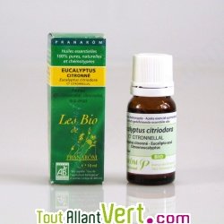 Huile essentielle Eucalyptus citronn� Citriodora  Bio 10ml