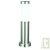 Balise solaire lumineuse � fixer ou planter pour jardin, terrasse et all�e
