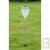 Balise solaire multicouleur � planter pour jardin, lot de 3