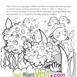 Paul-Emile t�tard solitaire, coloriage sur les grenouilles de S�verine Dalla