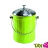 Poubelle � compost vert anti-odeur pour cuisine, 4 litres