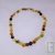 Collier ambre adulte multicolore