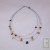 Collier adulte ambre triangle multicolore de la Mer Baltique