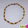 Collier ambre adulte multicolore