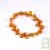 Bracelet ambre unicolore de la Mer Baltique pour adulte