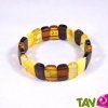 Bracelet ambre multicolore de la Mer Baltique pour adulte