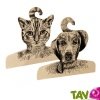 Cintre en carton d�coratif chien ou chat