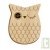 D�cor pour oeilleton de porte en bois motif animaux