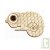 D�cor pour oeilleton de porte en bois motif animaux