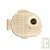 D�cor pour oeilleton de porte en bois motif animaux