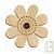 D�cor pour oeilleton de porte en bois motif animaux