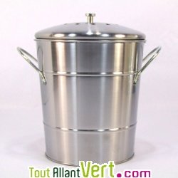 Poubelle de table � compost anti-odeurs pour cuisine, 5 litres