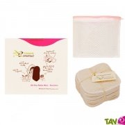 Kit coton d�maquillant lavable biface et son filet Mini