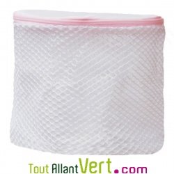 Kit lingettes b�b� lavables coton bio pour le change, filet et boite en bois