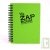 Bloc spirale uni recycl� Demi ZapBook