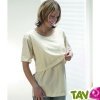 T-shirt d'allaitement �cru en coton bio