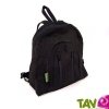 Sac � dos femme de ville noir, chanvre biologique