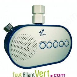Radio � eau pour la douche ou douchette, H2O Power