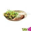 Assiette palmier ronde 24cm biod�gradable, lot de 25