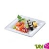 Assiette carr�e Canne � sucre, 26cm, lot de 50
