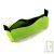 Trousse ronde vert en chanvre biologique, 21x7 cm