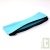Trousse plate turquoise en chanvre biologique, 21x6,5 cm